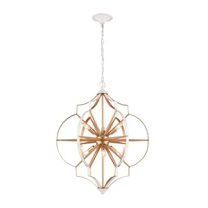 ELK Home - 33396/6 - Six Light Chandelier - Laguna Beach - Gold