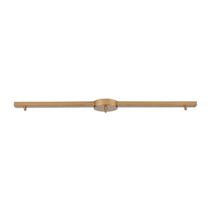 ELK Home - 3L-SB - Three Hole Linear Bar for Pendants - Pendant Options - Satin Brass