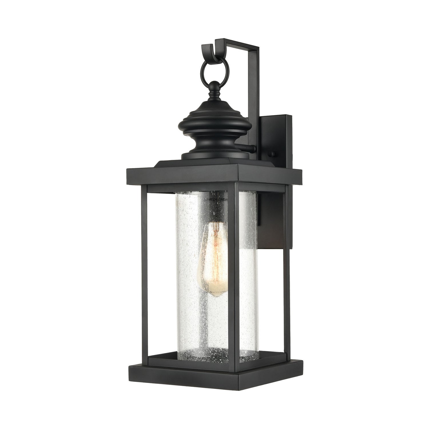 ELK Home - 45451/1 - One Light Outdoor Wall Sconce - Minersville - Matte Black