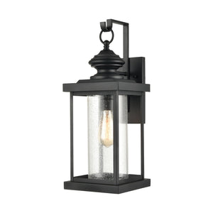 ELK Home - 45451/1 - One Light Outdoor Wall Sconce - Minersville - Matte Black