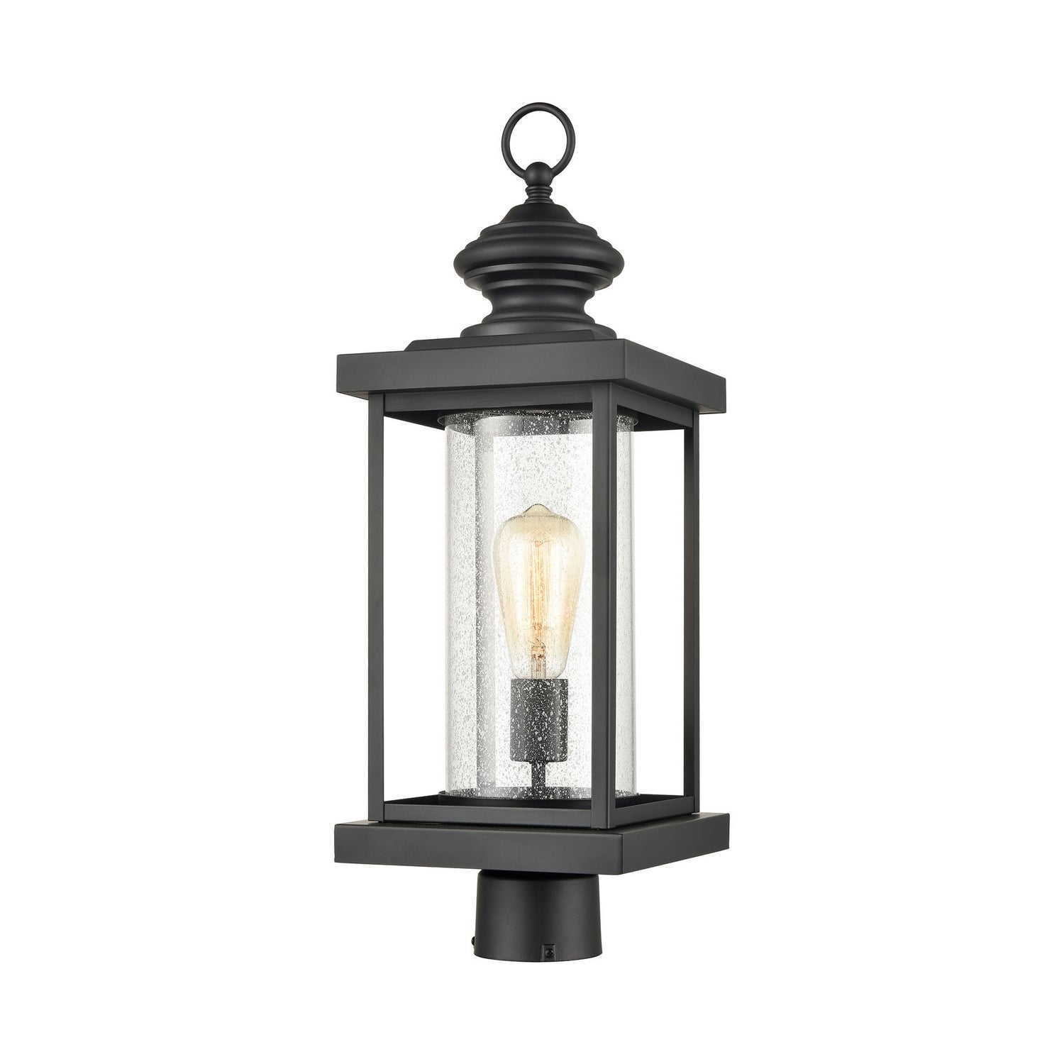 ELK Home - 45454/1 - One Light Outdoor Post Mount - Minersville - Matte Black