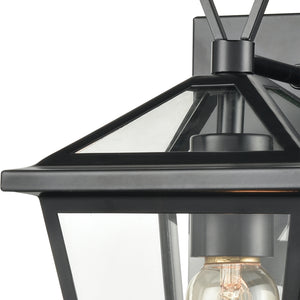 ELK Home - 45470/1 - One Light Outdoor Wall Sconce - Main Street - Black