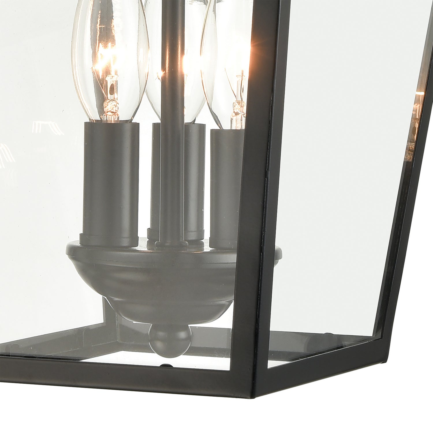 ELK Home - 45471/3 - Three Light Outdoor Wall Sconce - Main Street - Black