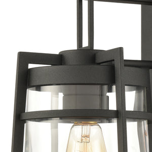 ELK Home - 45491/1 - One Light Outdoor Wall Sconce - Crofton - Charcoal