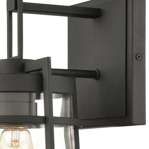 ELK Home - 45491/1 - One Light Outdoor Wall Sconce - Crofton - Charcoal