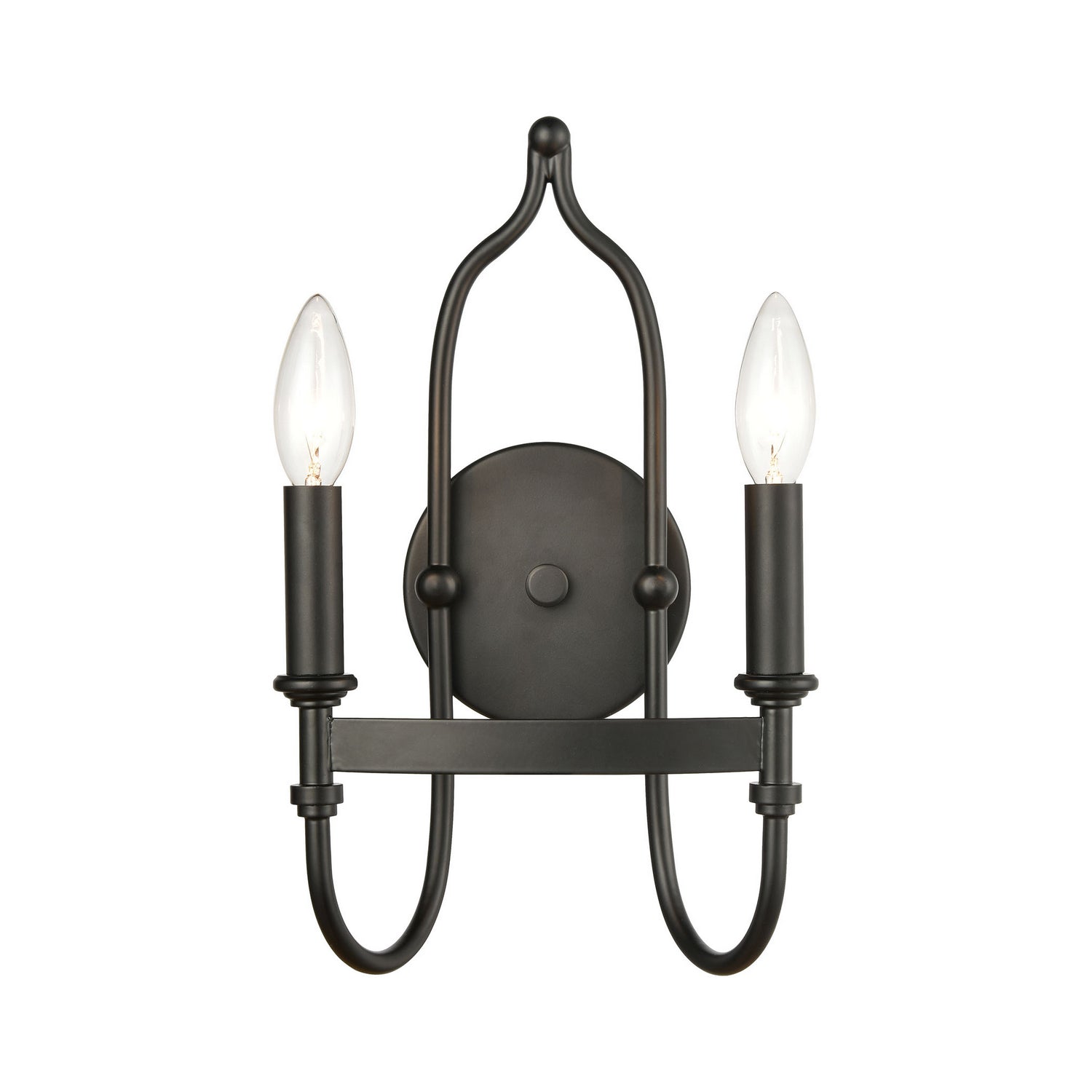 ELK Home - 46381/2 - Two Light Wall Sconce - Wickshire - Matte Black