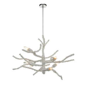 ELK Home - 46782/8 - Eight Light Chandelier - Winter's Spray - Polished Chrome