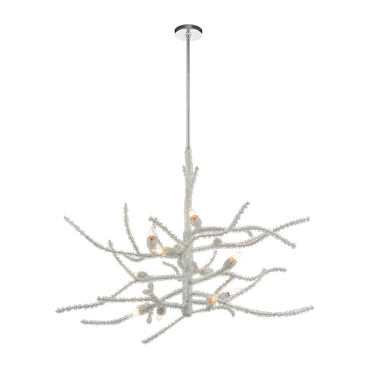 ELK Home - 46783/12 - 12 Light Chandelier - Winter's Spray - Polished Chrome