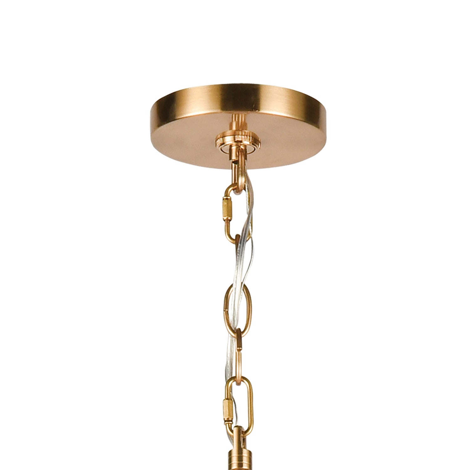 ELK Home - 46798/6 - Six Light Chandelier - Wellsley - Burnished Brass