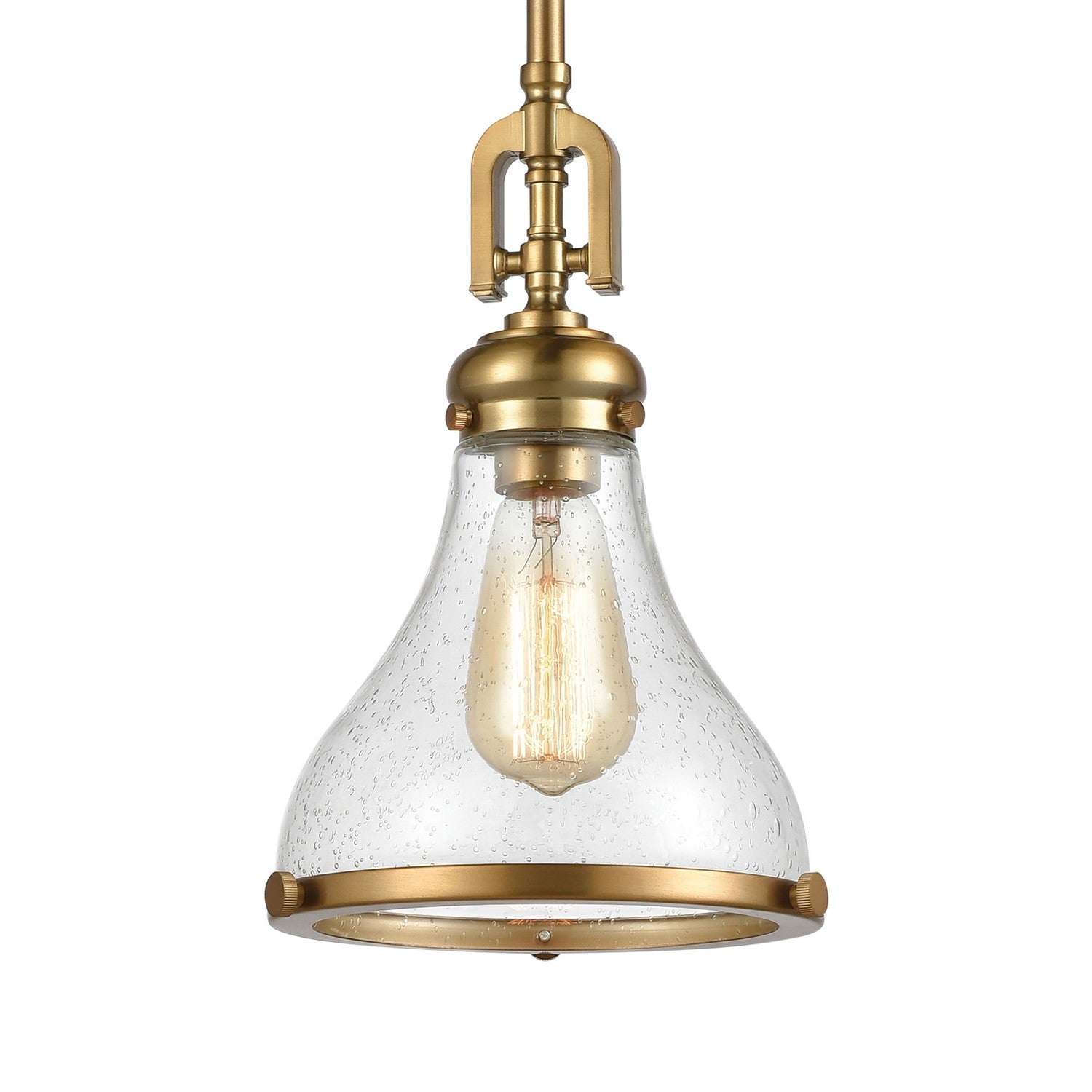 ELK Home - 57370/1 - One Light Mini Pendant - Rutherford - Satin Brass