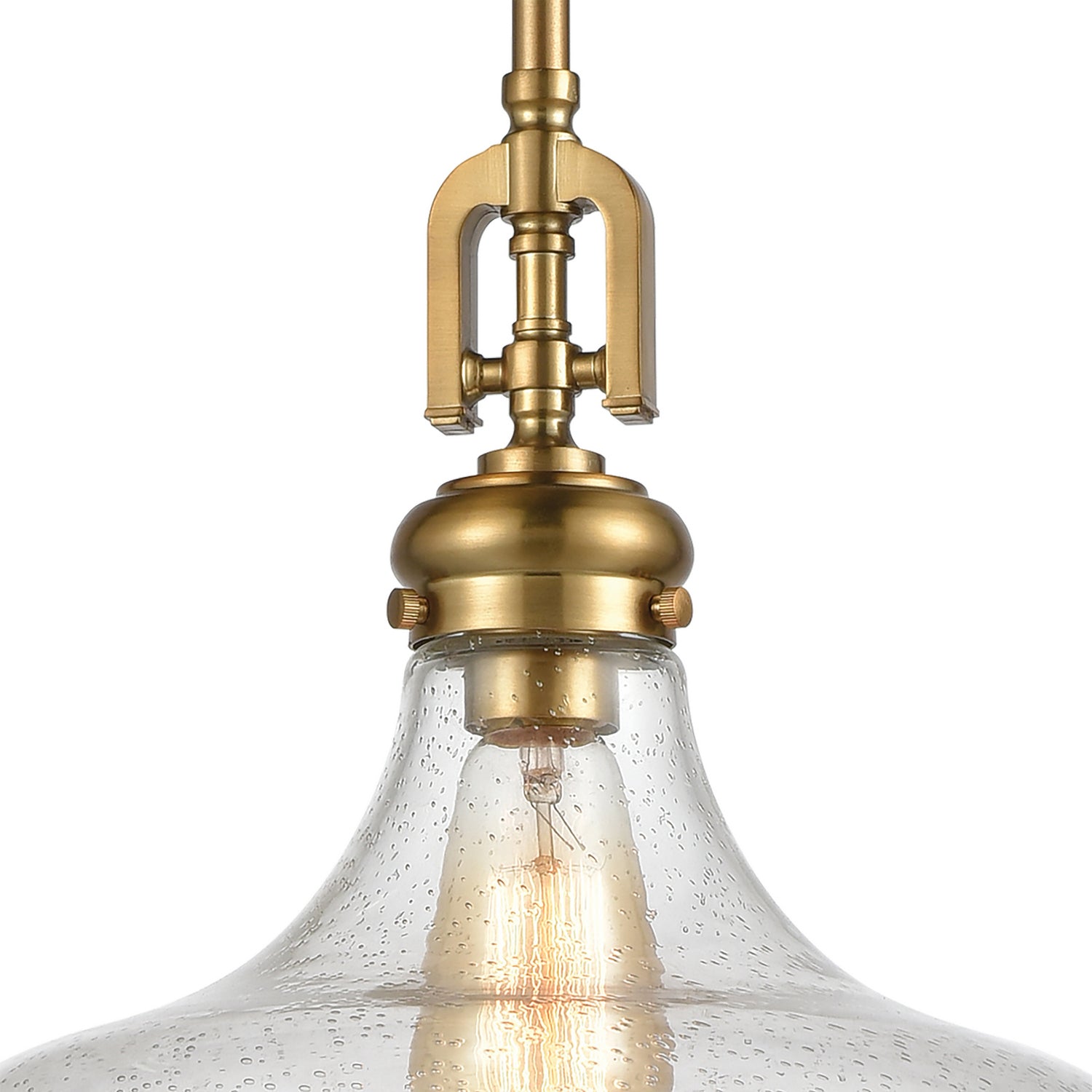 ELK Home - 57371/1 - One Light Pendant - Rutherford - Satin Brass