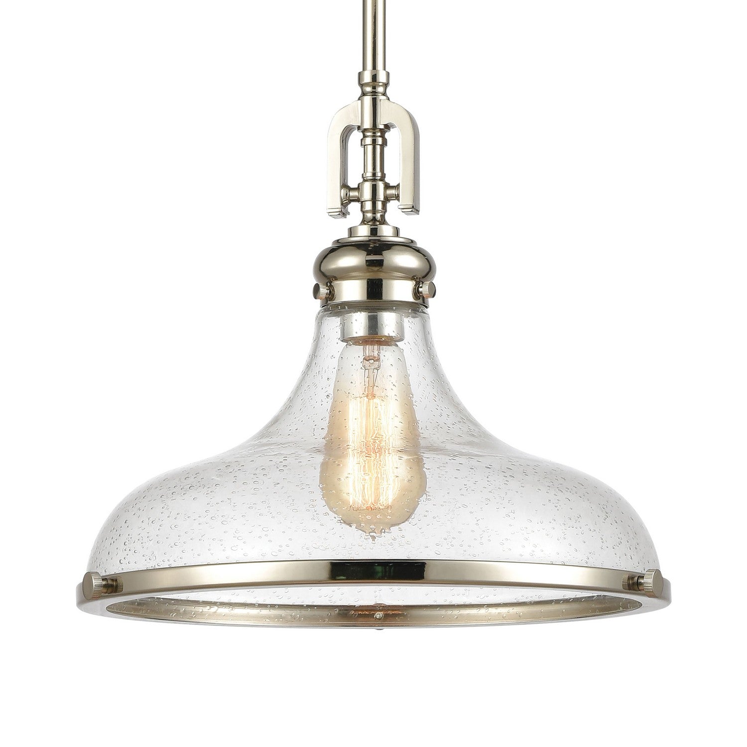 ELK Home - 57381/1 - One Light Pendant - Rutherford - Polished Nickel