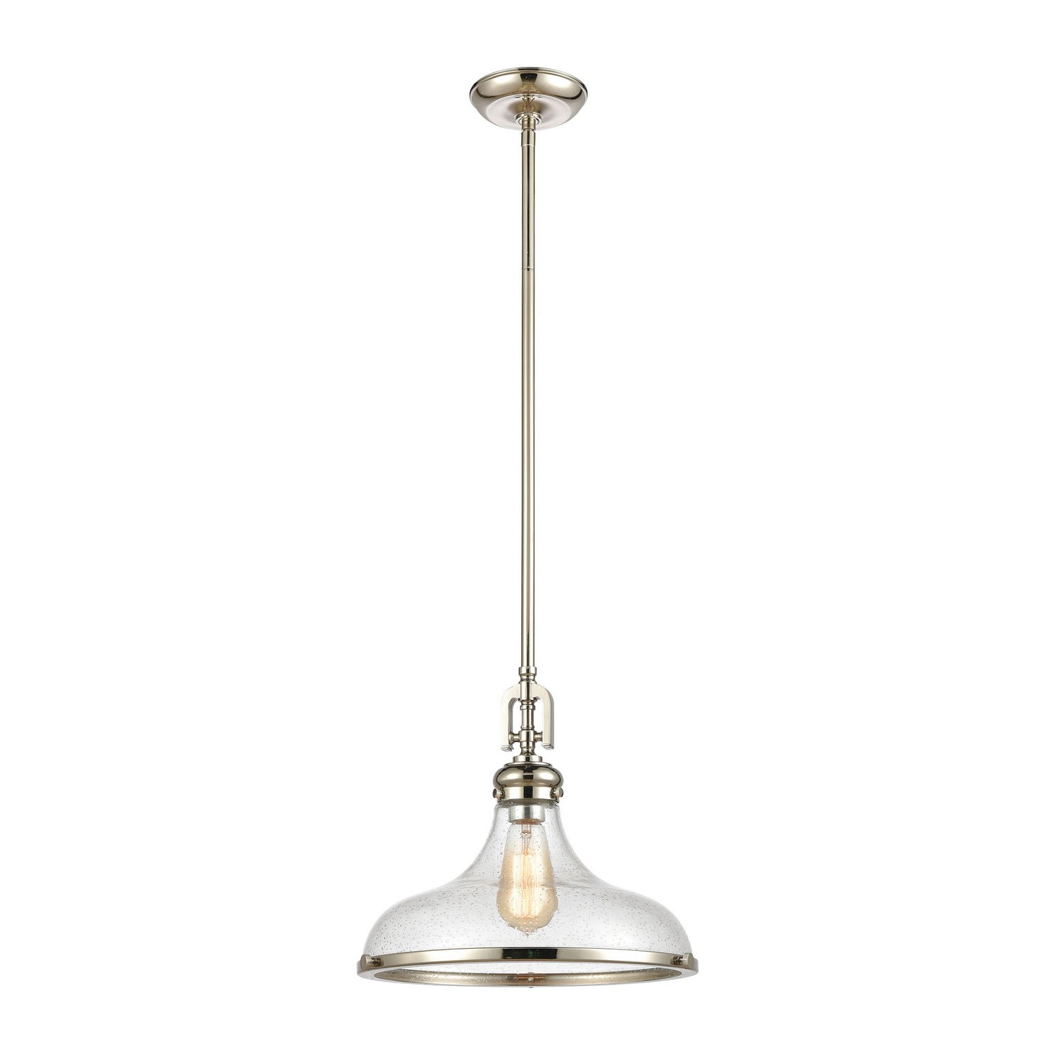 ELK Home - 57381/1 - One Light Pendant - Rutherford - Polished Nickel