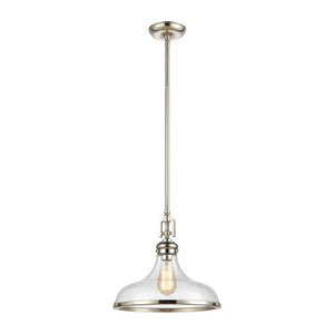 ELK Home - 57381/1 - One Light Pendant - Rutherford - Polished Nickel