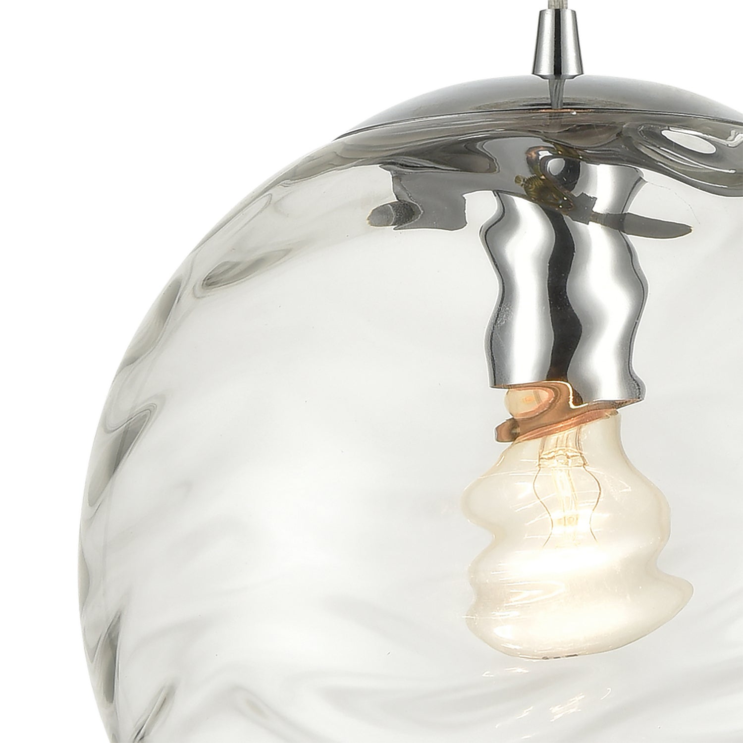 ELK Home - 60184/1 - One Light Mini Pendant - Water's Edge - Polished Chrome