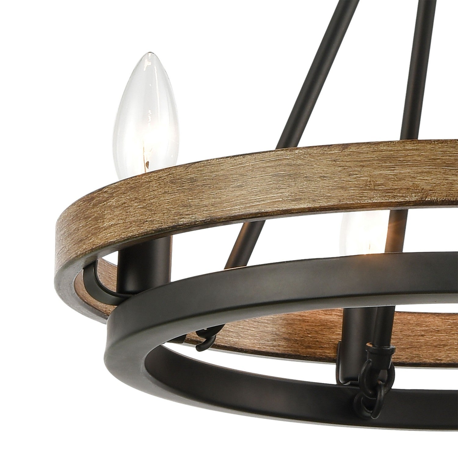 ELK Home - 75054/4 - Four Light Chandelier - Ramsey - Matte Black