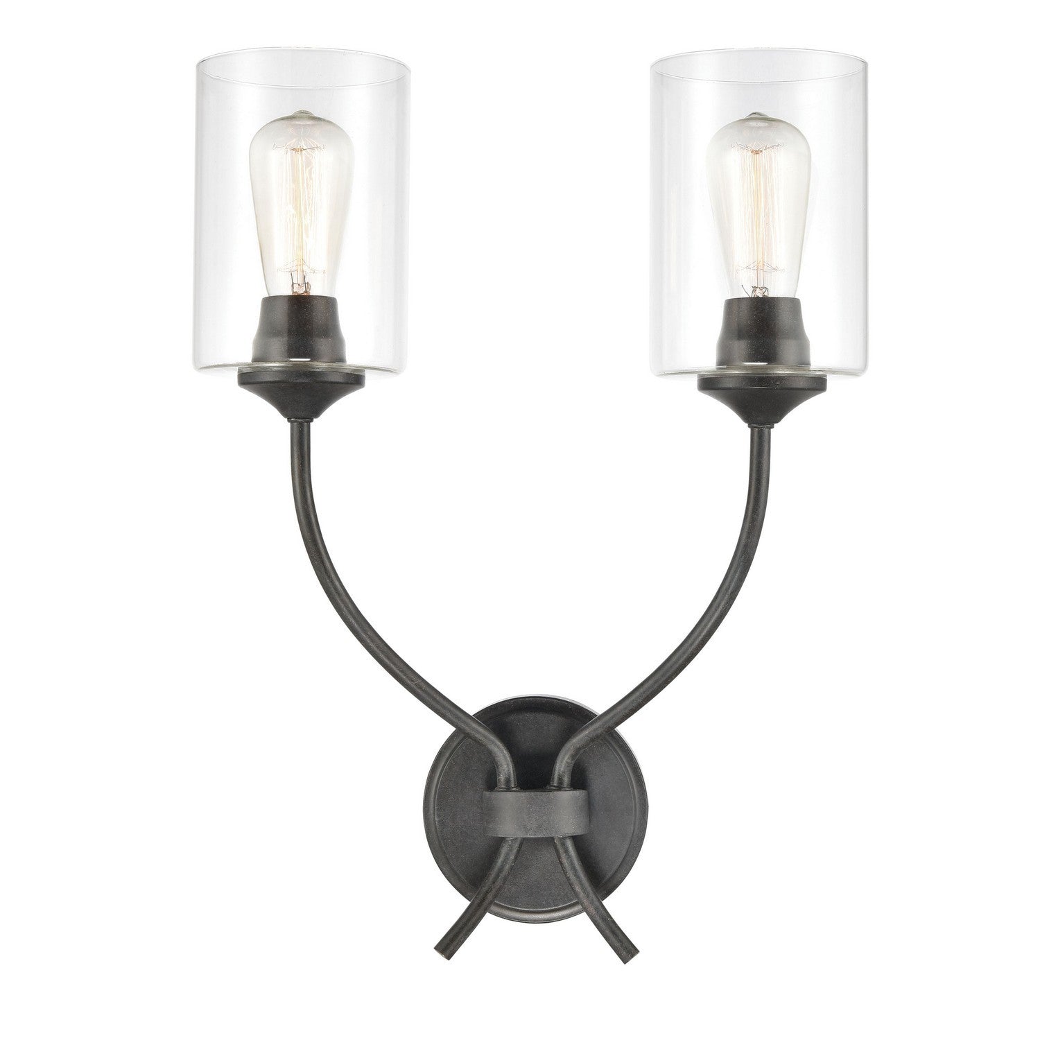 ELK Home - 75092/2 - Two Light Wall Sconce - Daisy - Midnight Bronze