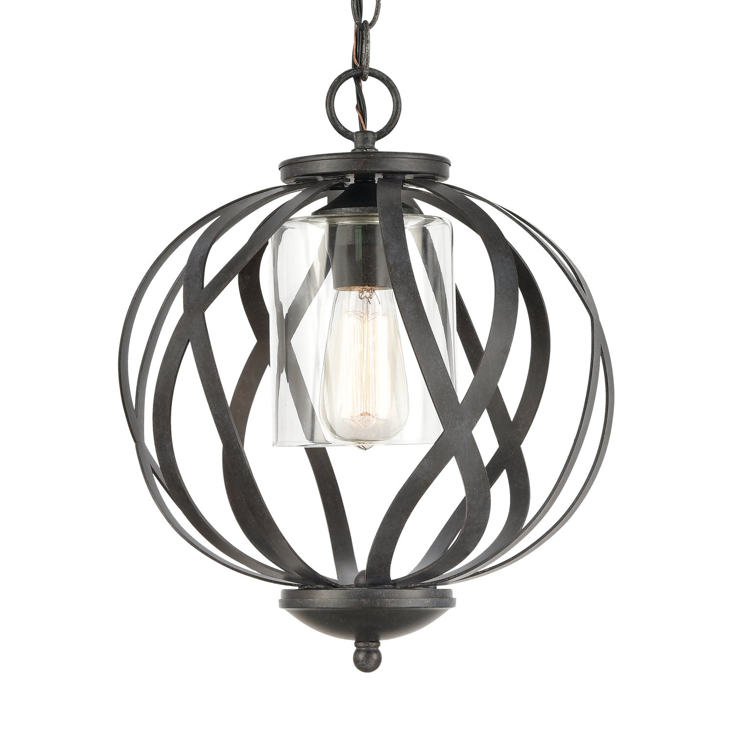 ELK Home - 75094/1 - Four Light Pendant - Daisy - Midnight Bronze