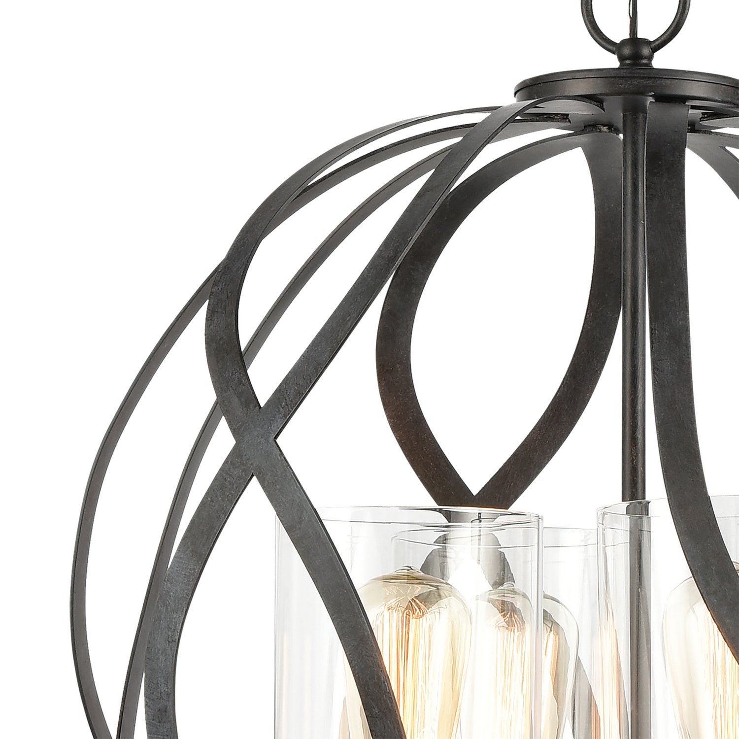 ELK Home - 75095/4 - Four Light Chandelier - Daisy - Midnight Bronze