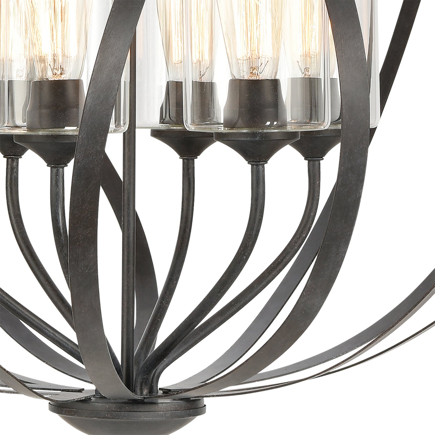 ELK Home - 75096/6 - Six Light Chandelier - Daisy - Midnight Bronze