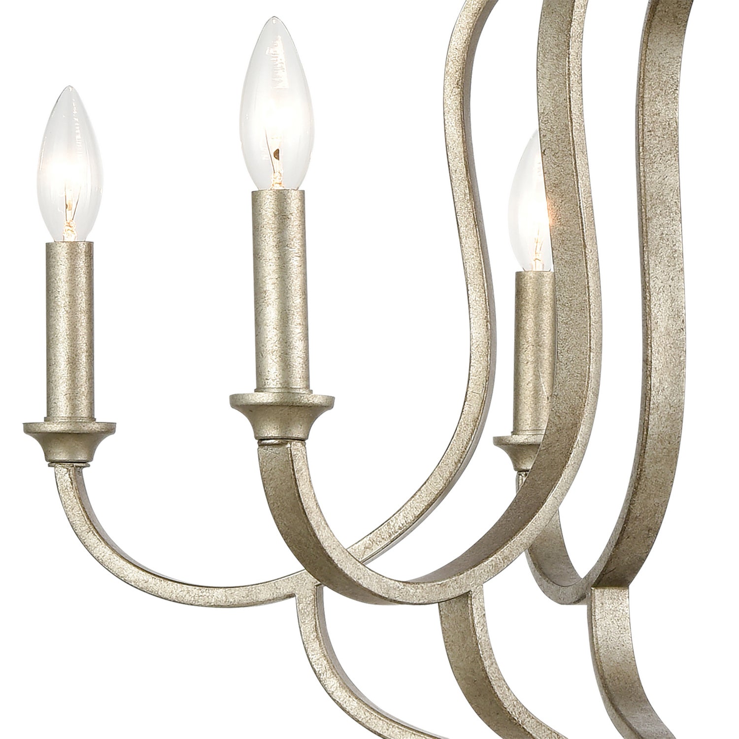 ELK Home - 75106/6 - Six Light Chandelier - Lanesboro - Dusted Silver