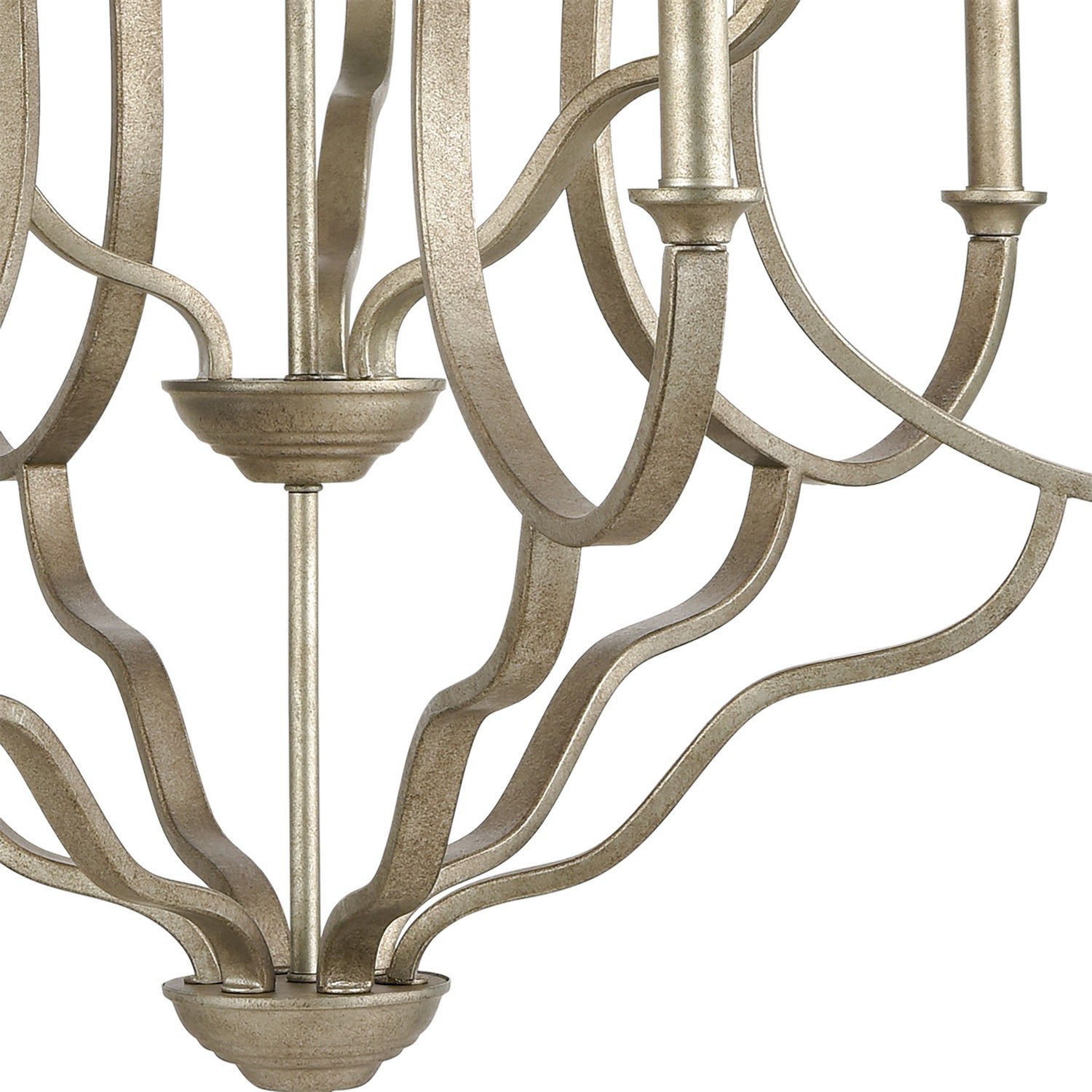 ELK Home - 75107/9 - Nine Light Chandelier - Lanesboro - Dusted Silver