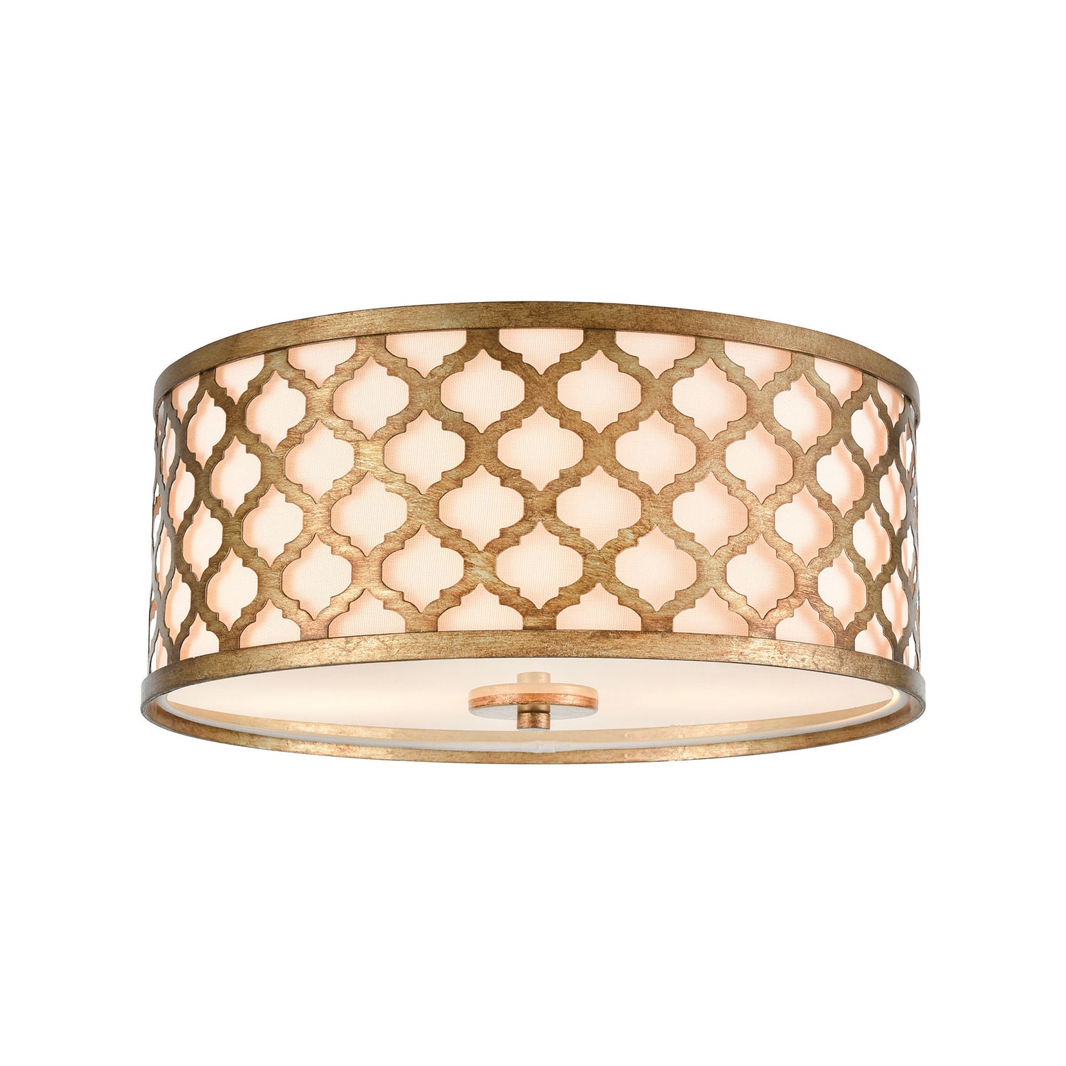 ELK Home - 75134/2 - Two Light Flush Mount - Arabesque - Bronzed Gold