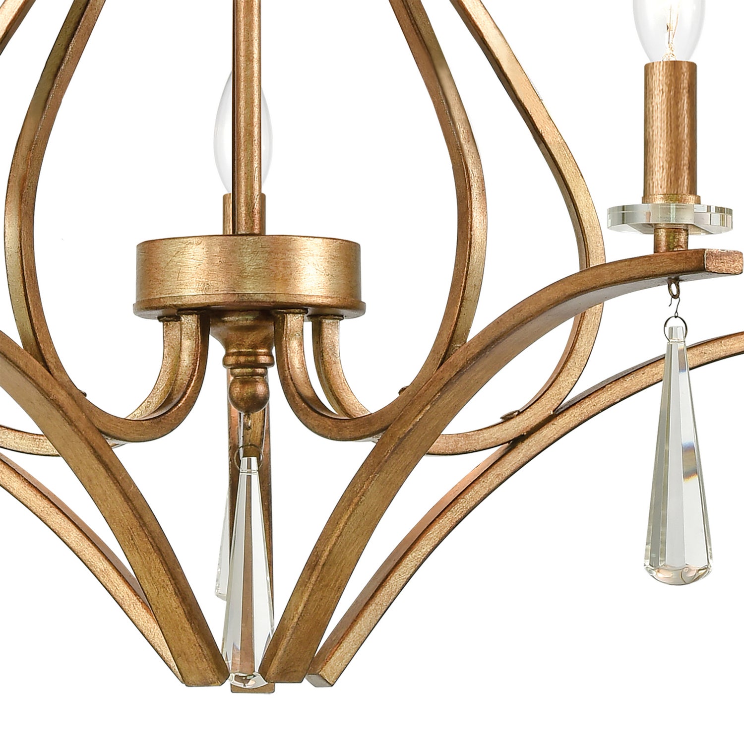 ELK Home - 75147/5 - Five Light Chandelier - Katania - Antique Gold