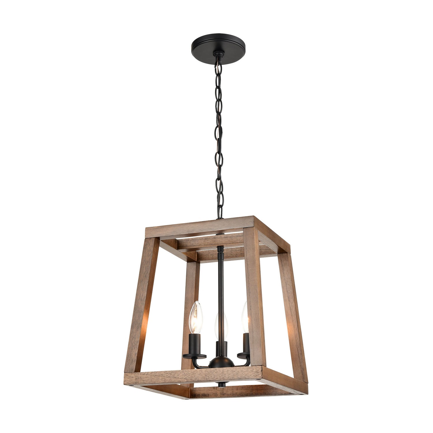 ELK Home - 81415/3 - Three Light Chandelier - Barrow - Matte Black