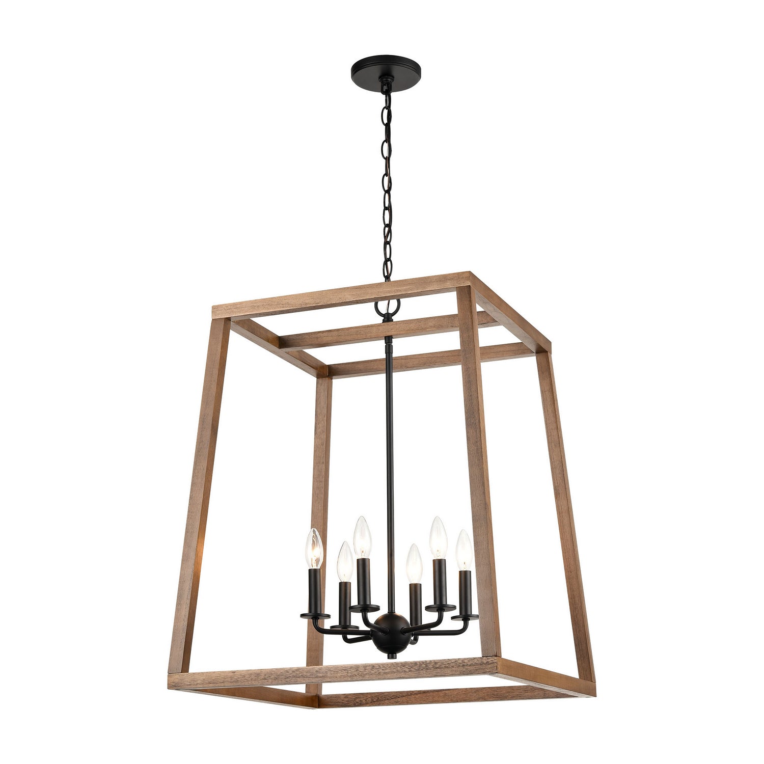 ELK Home - 81416/6 - Six Light Chandelier - Barrow - Matte Black