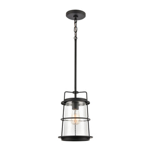 ELK Home - 89034/1 - One Light Mini Pendant - Kennington - Black