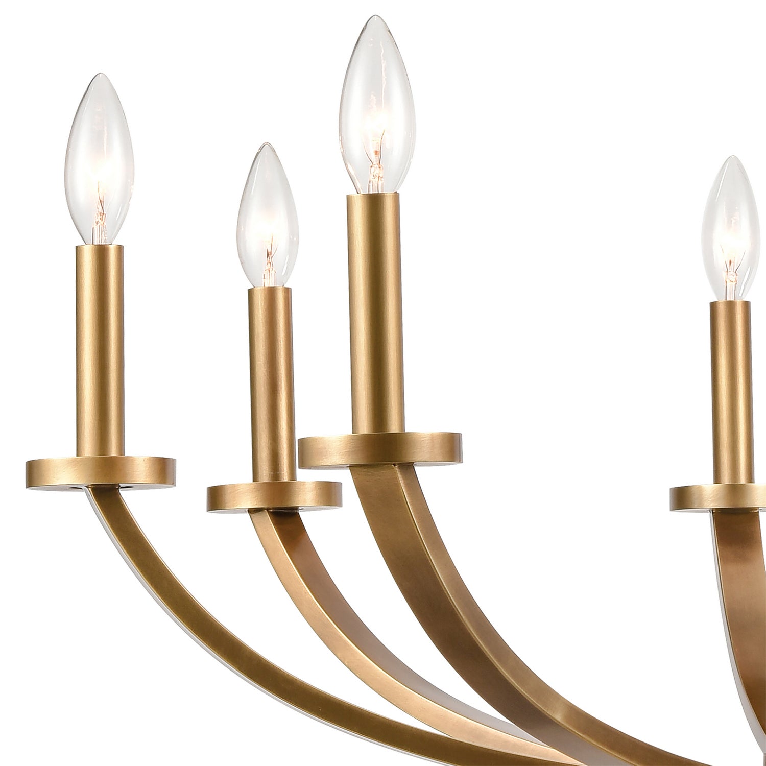 ELK Home - 89047/8 - Eight Light Chandelier - Erindale - Natural Brass