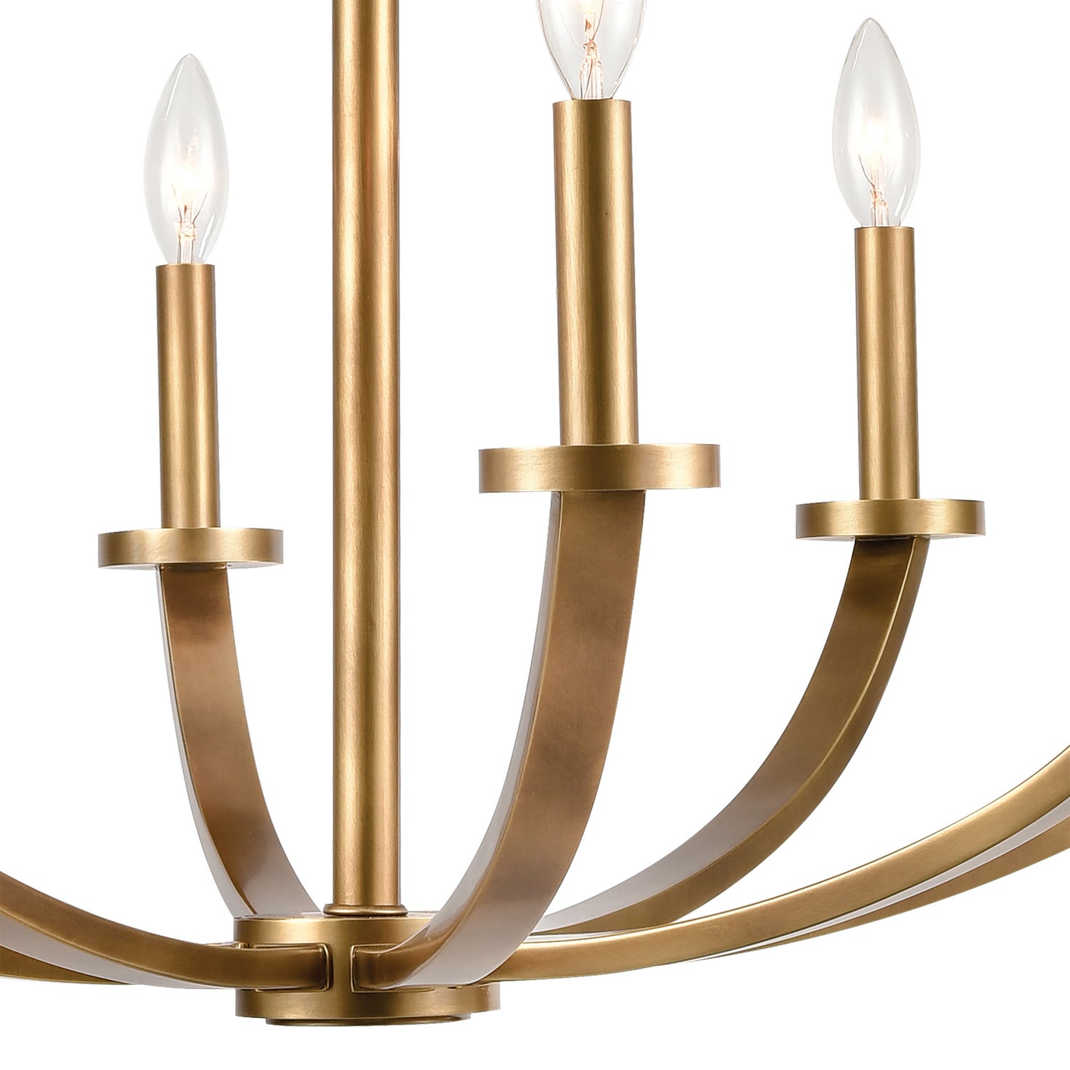 ELK Home - 89047/8 - Eight Light Chandelier - Erindale - Natural Brass