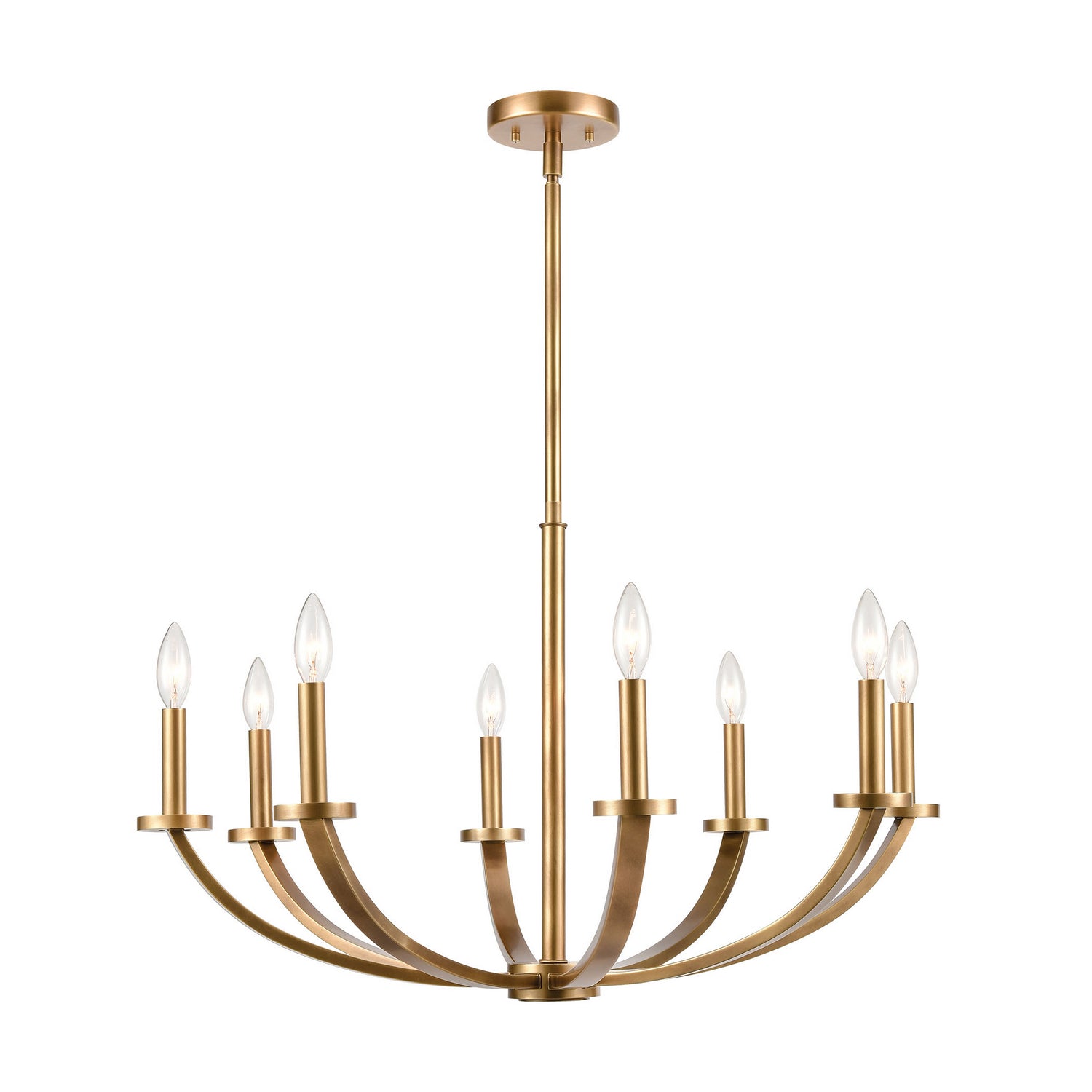 ELK Home - 89047/8 - Eight Light Chandelier - Erindale - Natural Brass