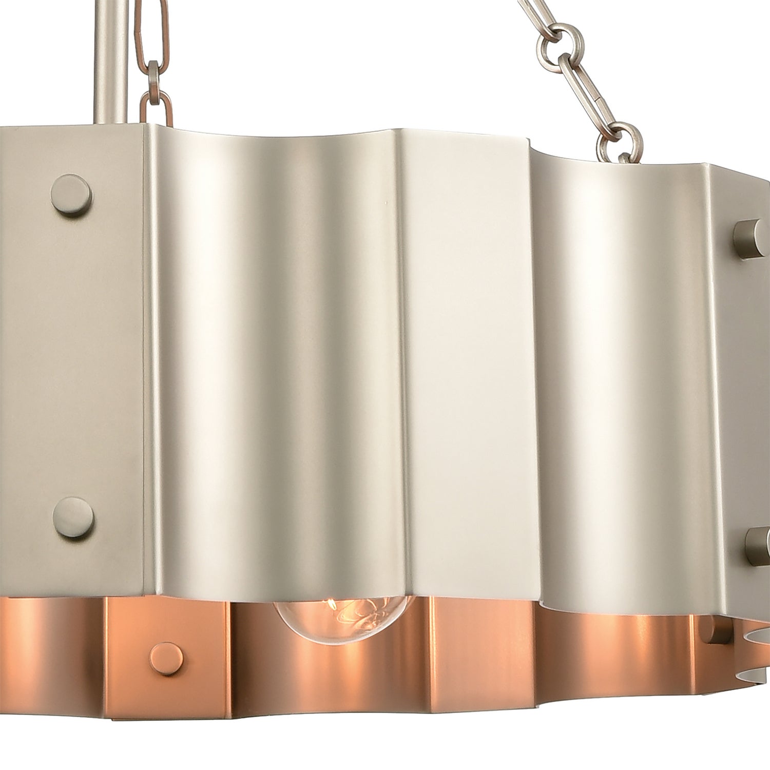 ELK Home - 89057/4 - Four Light Chandelier - Clausten - Matte Nickel