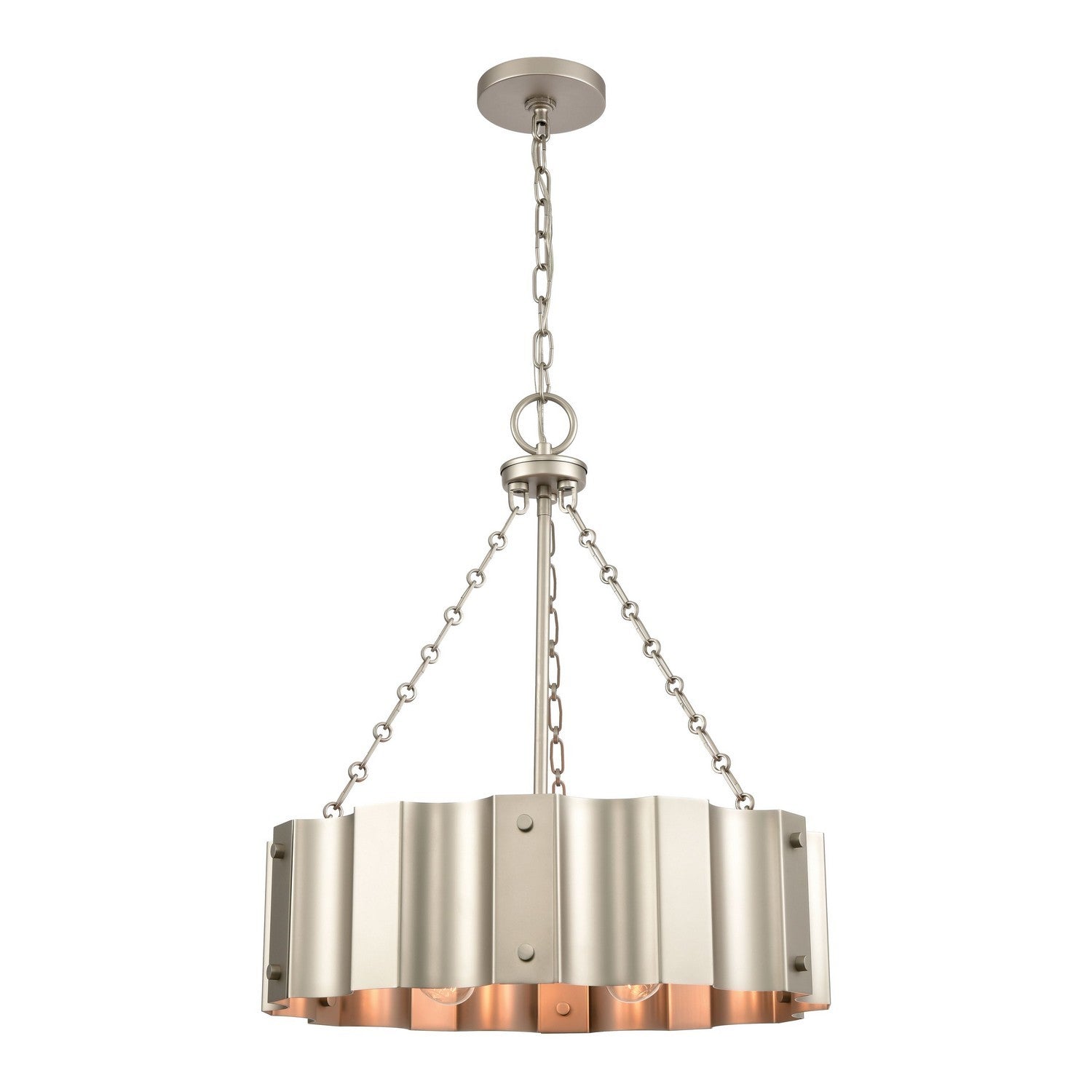 ELK Home - 89057/4 - Four Light Chandelier - Clausten - Matte Nickel