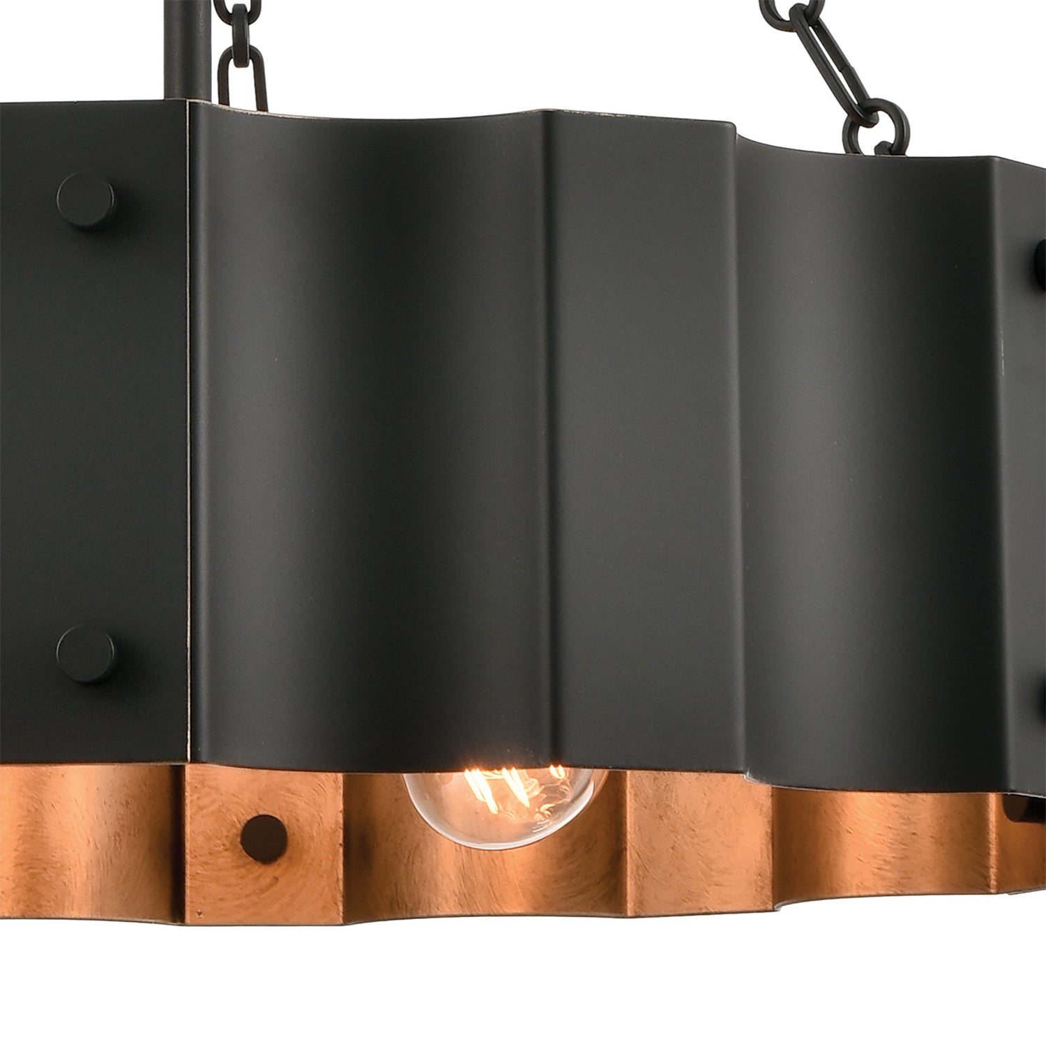 ELK Home - 89077/4 - Four Light Chandelier - Clausten - Black