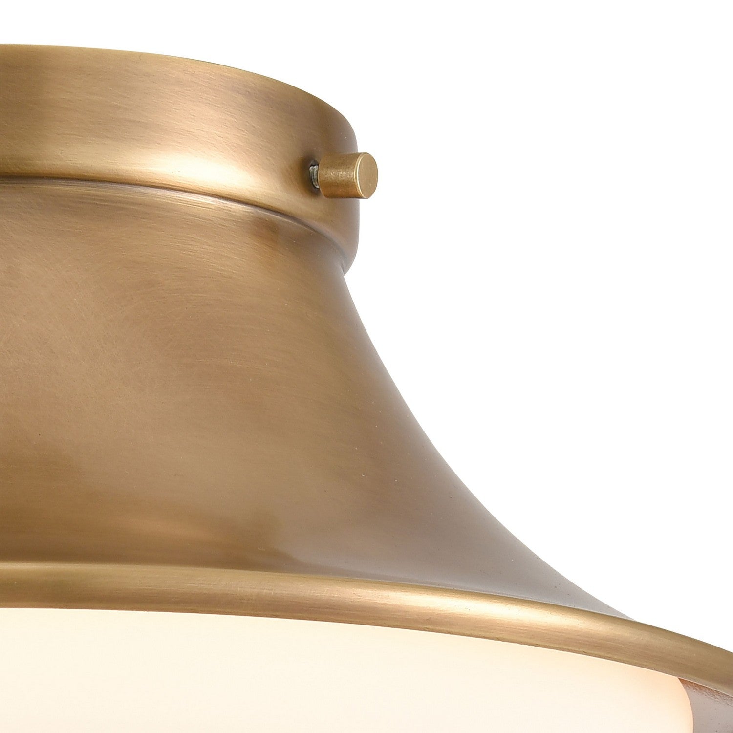 ELK Home - 89125/1 - One Light Flush Mount - Matterhorn - Natural Brass