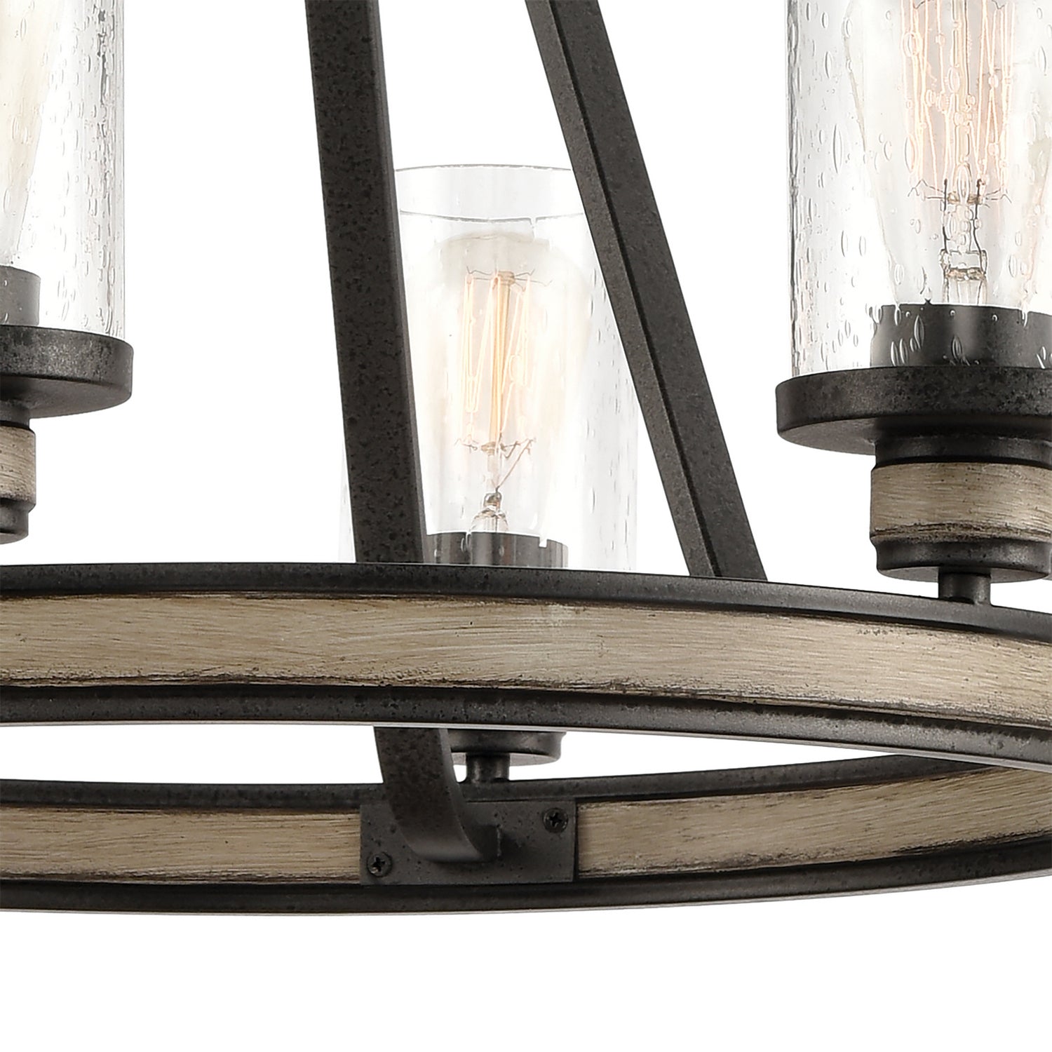 ELK Home - 89159/6 - Six Light Chandelier - Beaufort - Anvil Iron