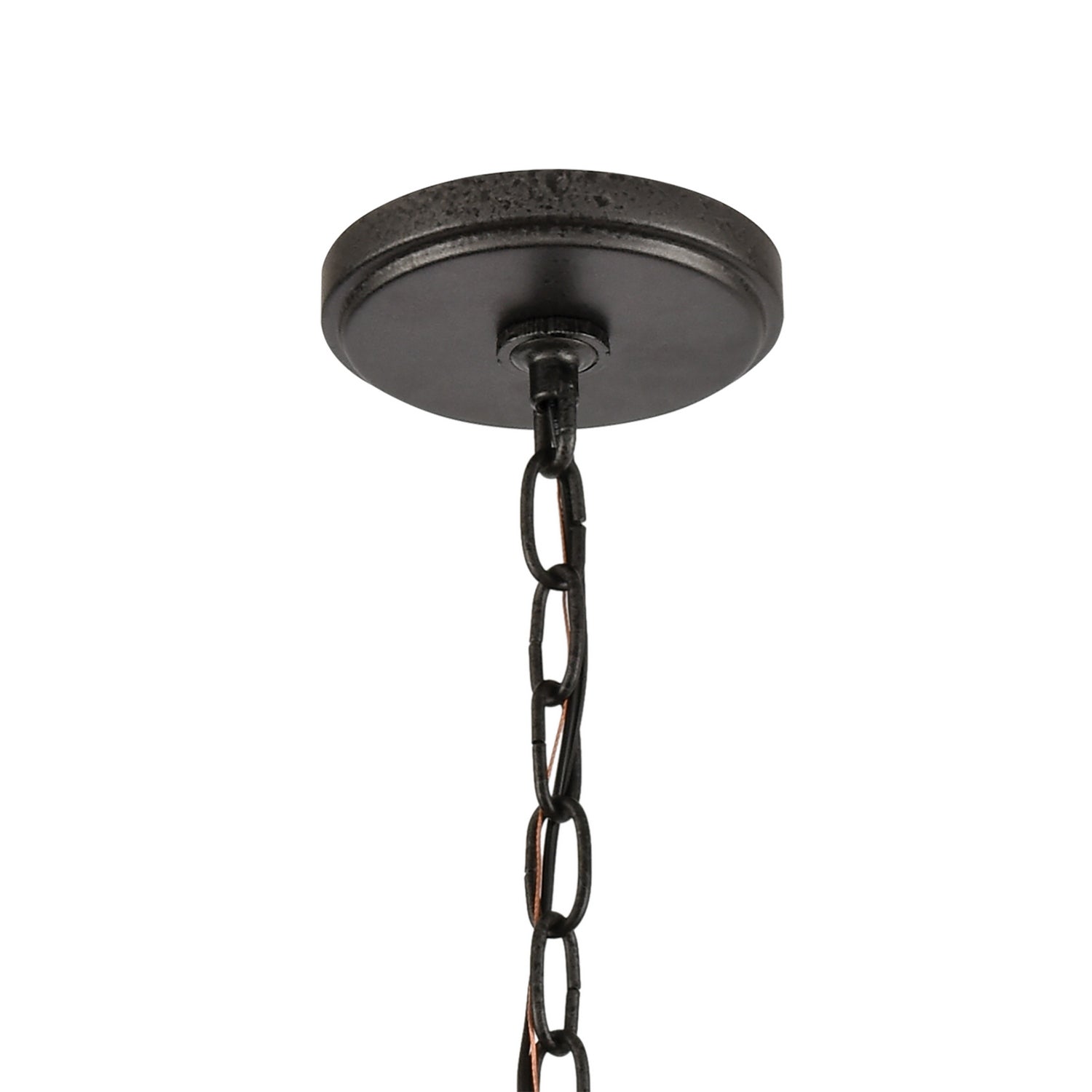 ELK Home - 89159/6 - Six Light Chandelier - Beaufort - Anvil Iron