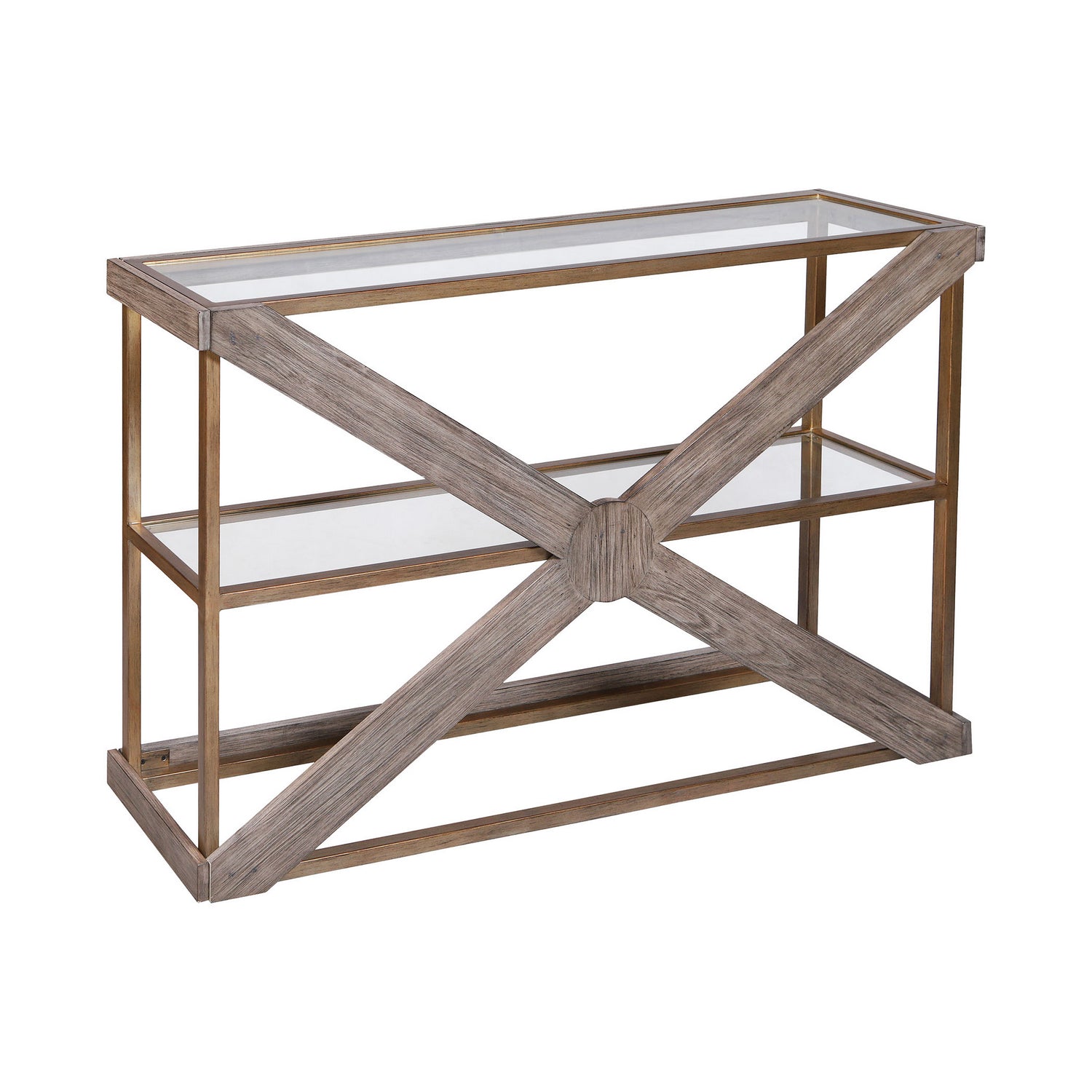 ELK Home - 164-011 - Console Table - Jordrock - Gold