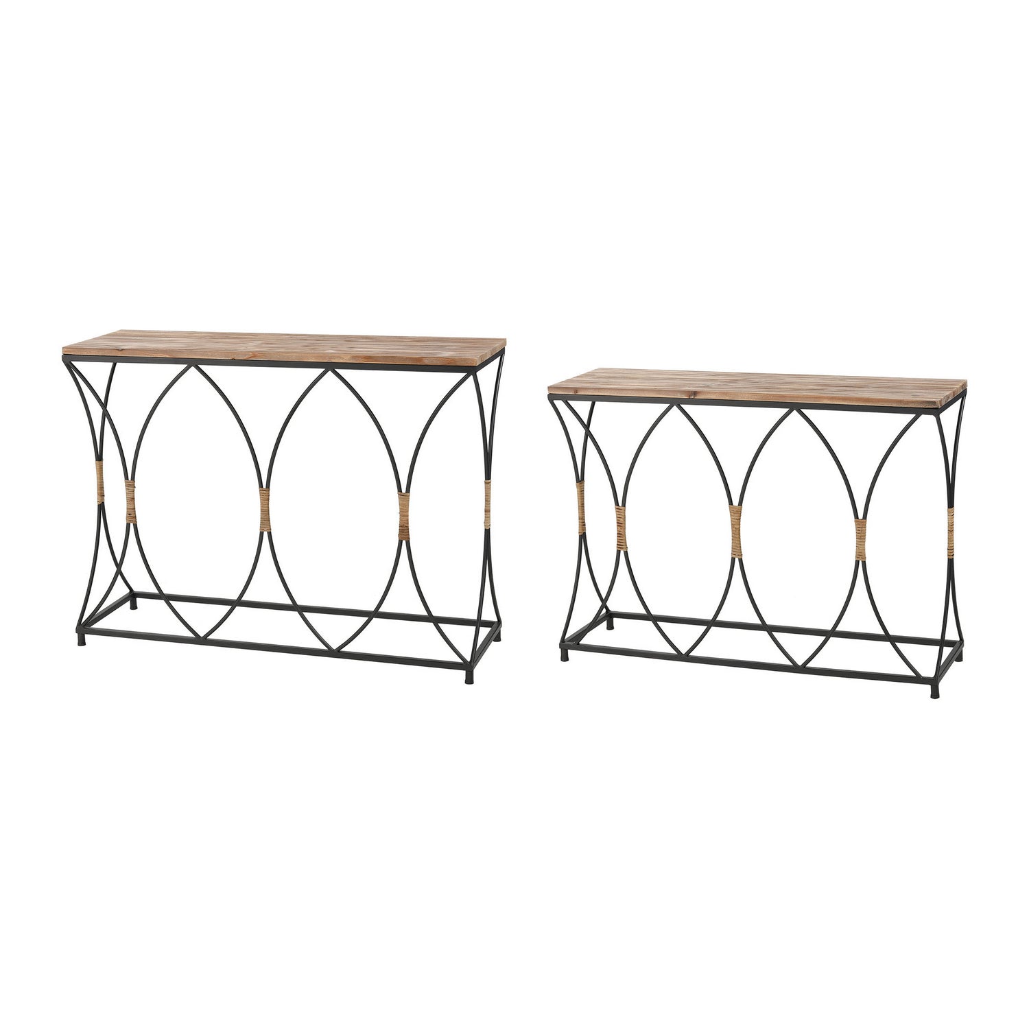 ELK Home - 3200-257/S2 - Console Tables (Set of 2) - Fisher Island - Natural