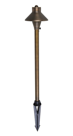 Elitco - P802 - Path Light - Chanterelle - Antique Brass