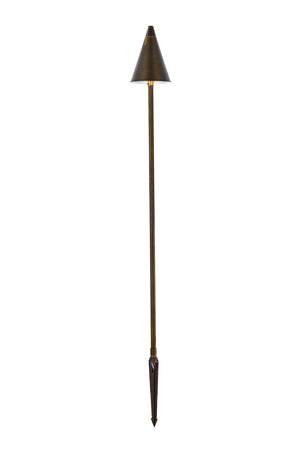 Elitco - P806 - Outdoor Path Light - Chanterelle - Antique Brass