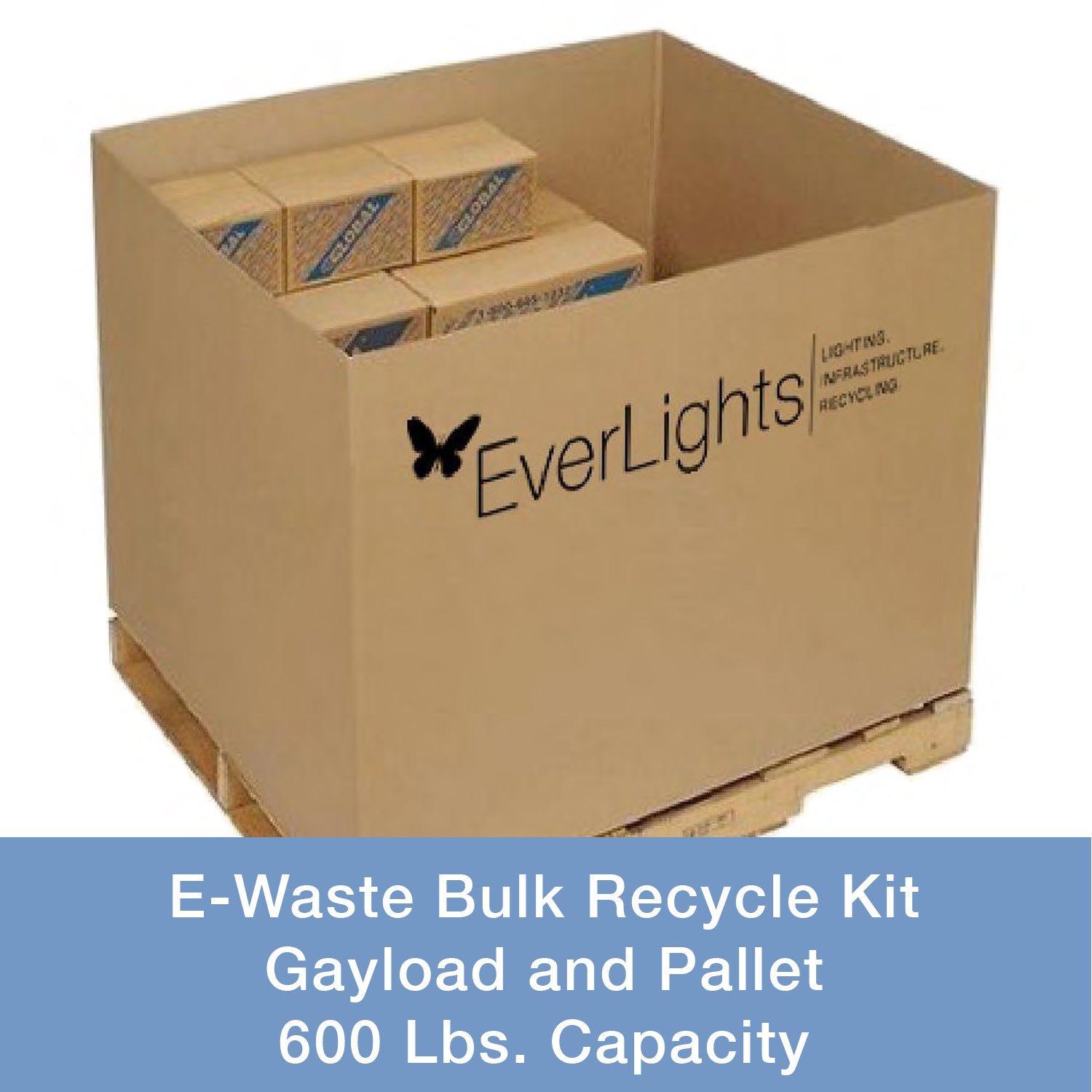 EverLights Recycling - 0011112 - E-Waste Bulk Recycle Kit Pallet