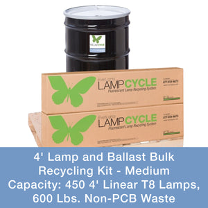 EverLights Recycling - 210410 - 4FT LAMP & BALLAST BULK RECYCLING KIT - MEDIUM