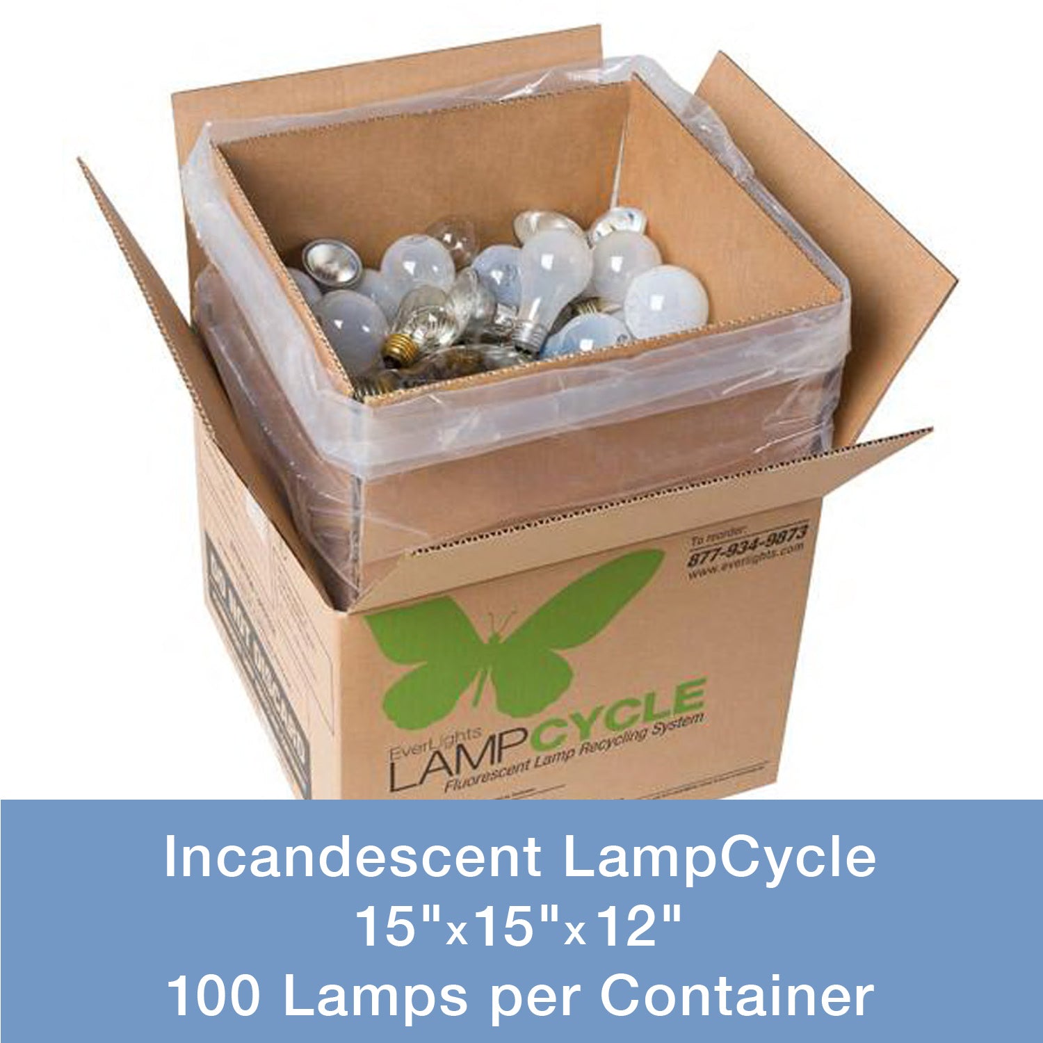 EverLights Recycling - 9000124 - Incandescent LampCycle Mail-In Kit