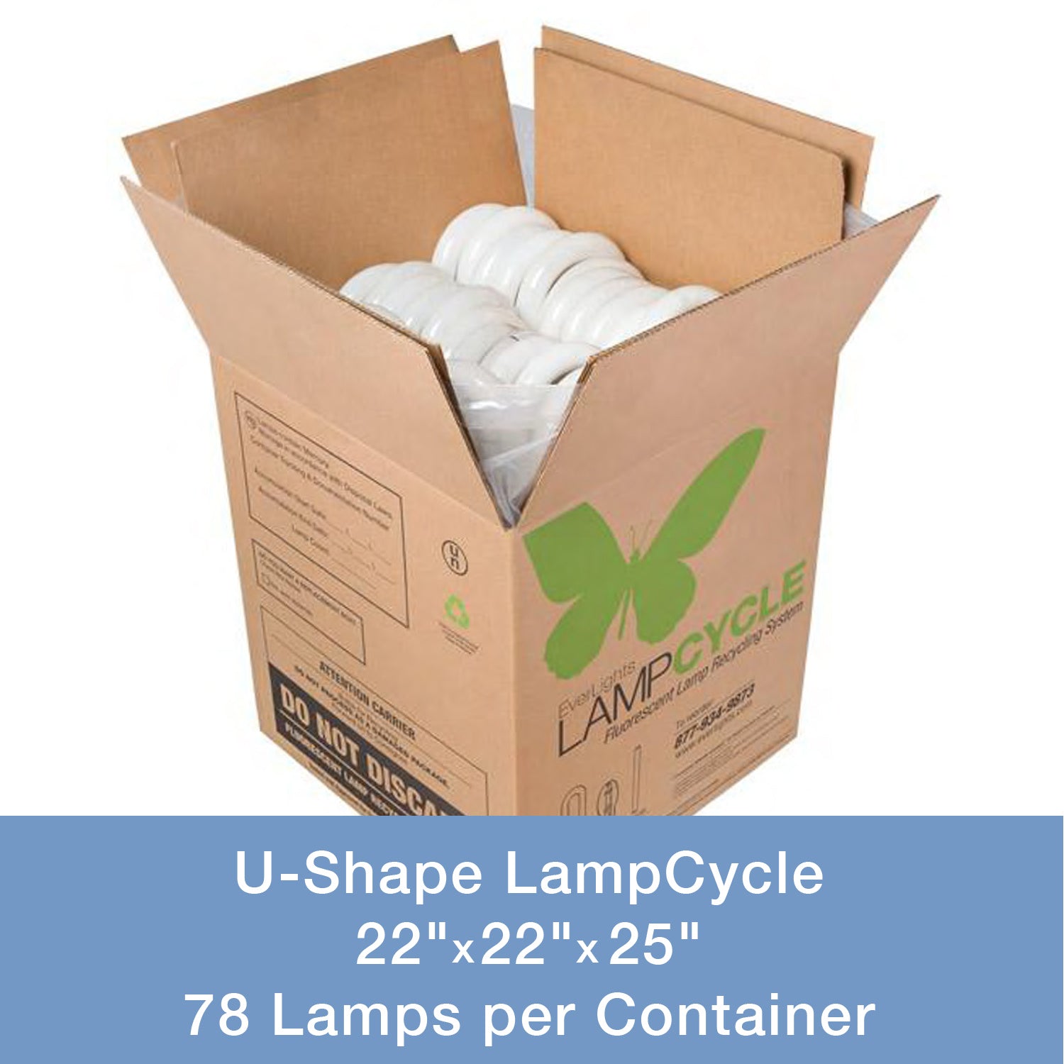 EverLights Recycling - 9000128 - U-SHAPE LampCycle Mail-In Kit