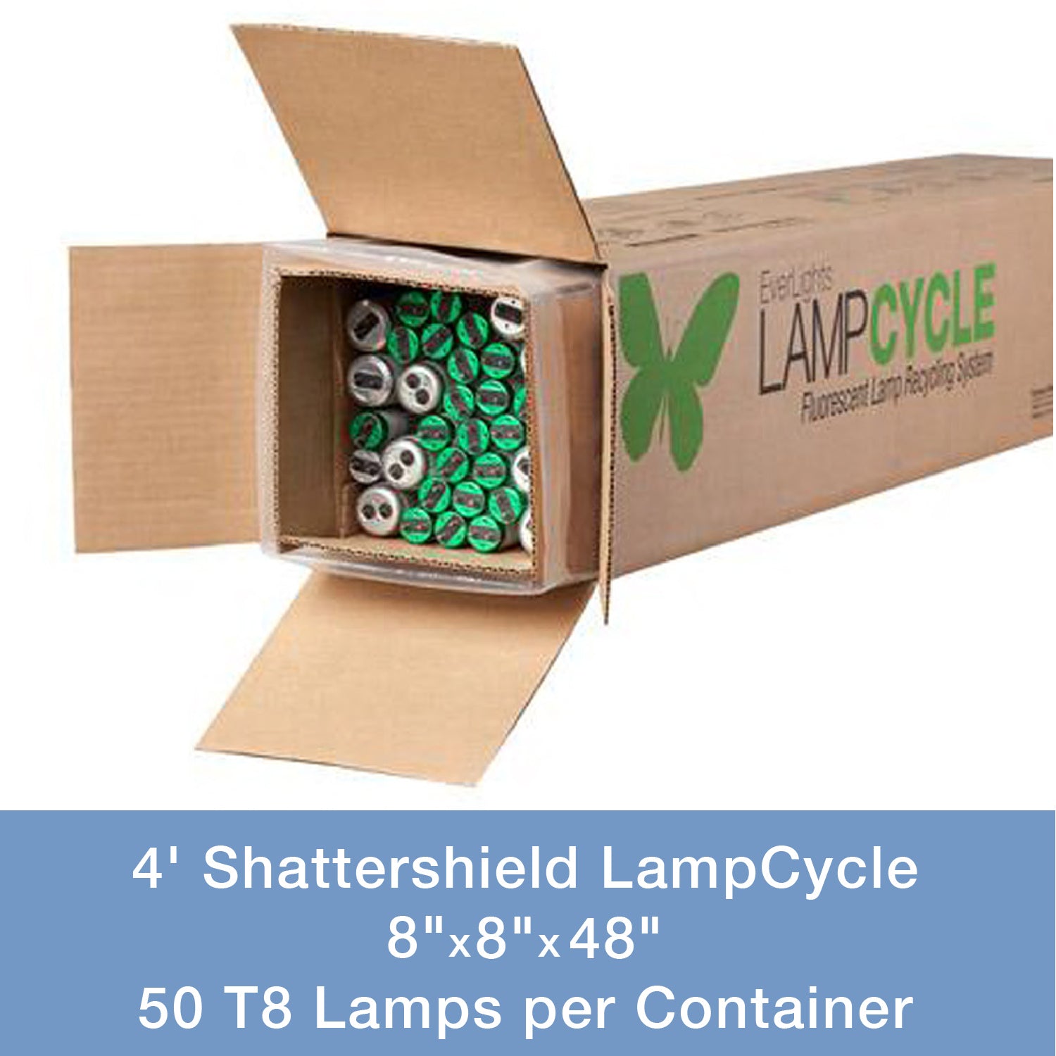 EverLights Recycling - 9002094 - 4` Shattershield LampCycle Mail-In Kit