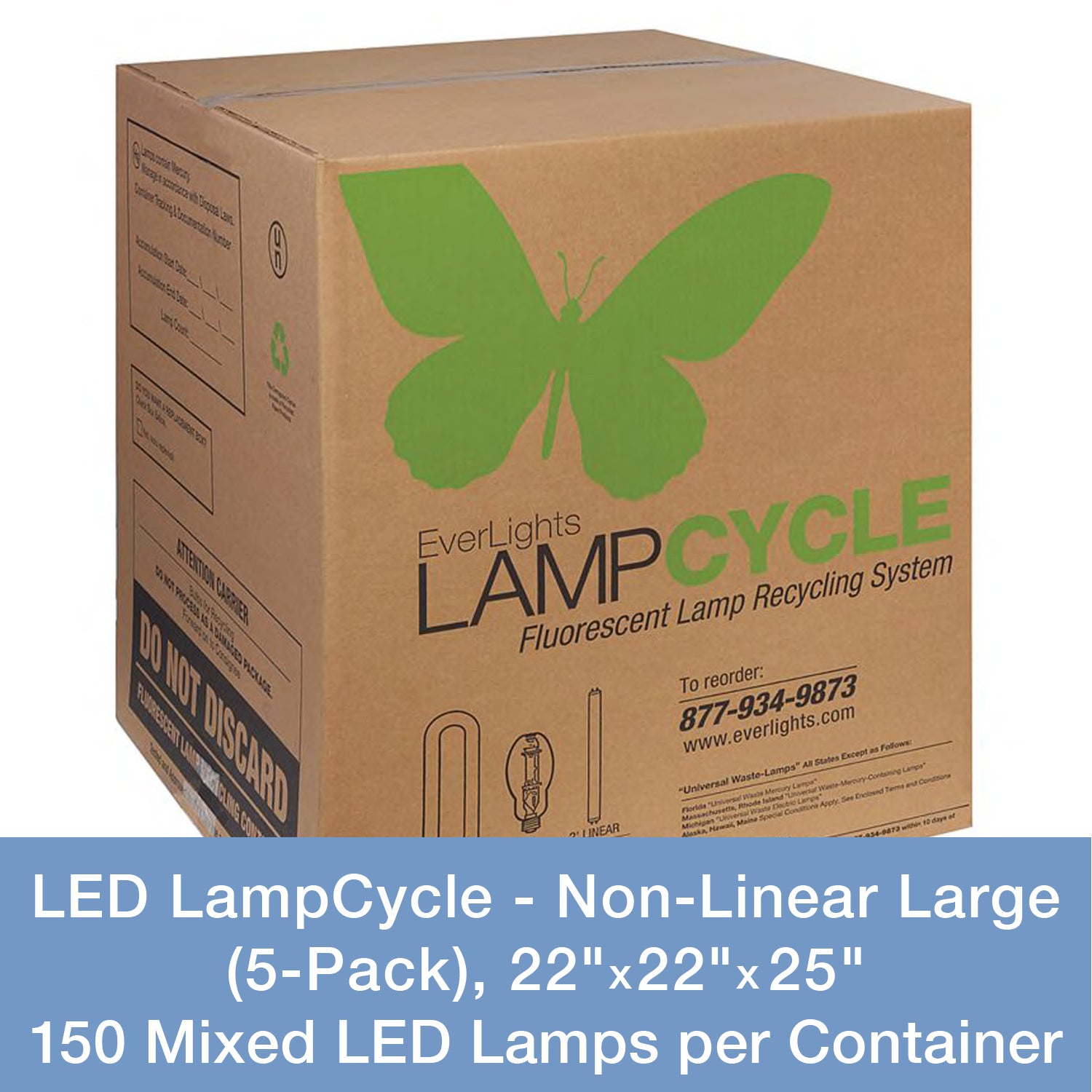 EverLights Recycling - 9003023 - LEDCycle Large (5-Pack) Mail-In Kit